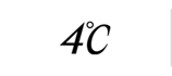 4℃