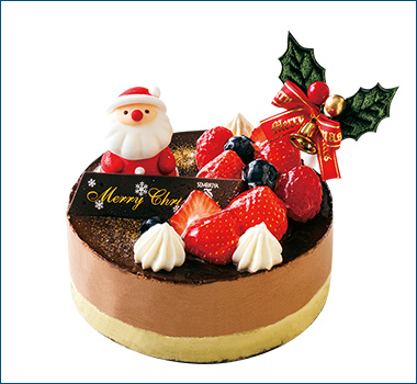 ［京橋千疋屋］ふじさわ限定 サンタのピスタチオ・チョコムース