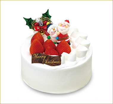 ［横浜フランス菓子 プチ・フルール］Xmas生デコレーション5号