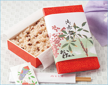 ［おこわ米八］赤箱 赤飯二人前(小)
