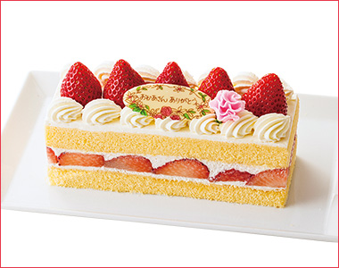 〈京橋千疋屋〉母の日ロングショートケーキ