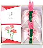 〈菓匠 清閑院〉白桃かすてら詰合せ(パッケージ)