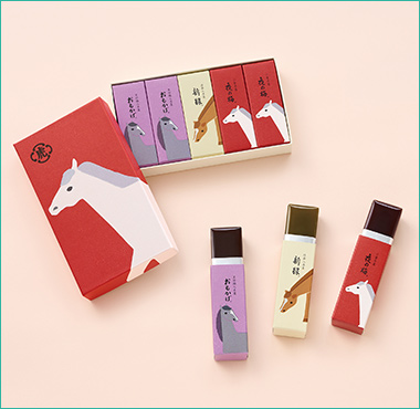 ［とらや］干支パッケージ小形羊羹5本入