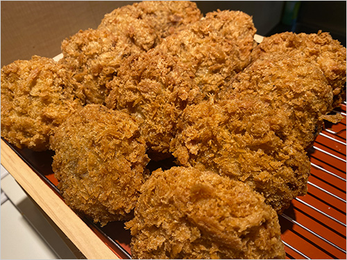 特製牛メンチ(1個) 340円