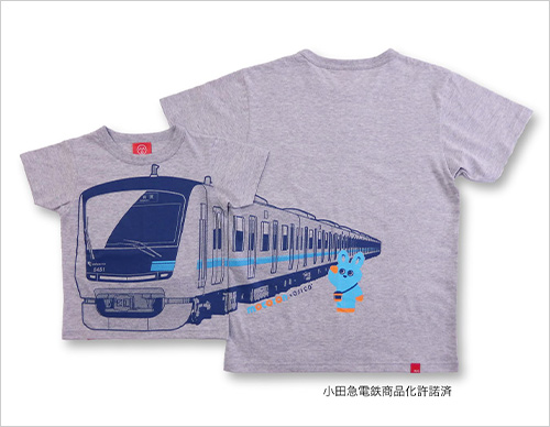 半袖Tシャツ 小田急5000形 もころん×OJICO(綿100％) こども：90～145cm 4,180円から 男女兼用：S～3L 5,720円から