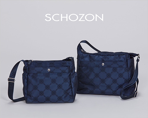 リエート ショルダーバッグ 左：(ナイロン・ポリエステル・牛革／W24.5×H22×D9.5cm) 20,900円 右：(ナイロン・ポリエステル・牛革／W29×H23×D13cm) 24,200円