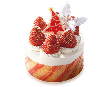 〈新宿高野〉桃と苺のXmasアントルメ