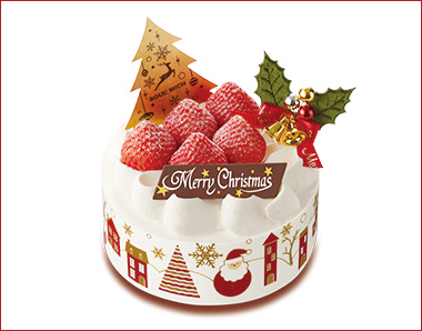 〈ブールミッシュ〉クリスマス・苺ショートケーキ4号