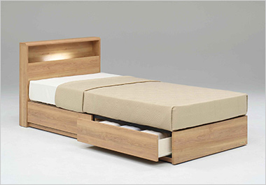 引出し付きベッド シングルサイズ