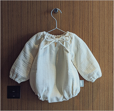 オーガニックロンパース［Rico ＆ Bhambo］