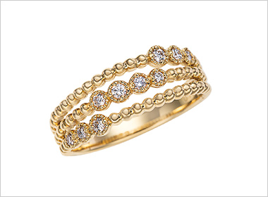 K18ダイヤモンドリング