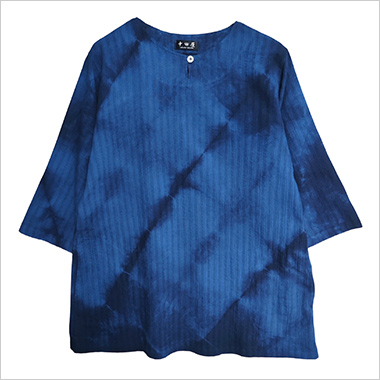 中田屋／藍染空羽プルオーバー