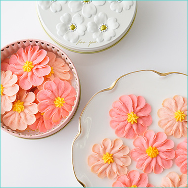 <フラワーピクニックカフェ>お花のぼうろ コスモス