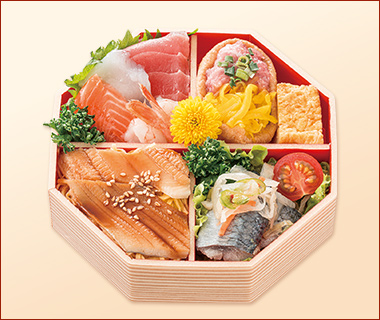 〈北辰鮨〉彩り海鮮弁当