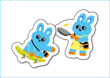 もころんステッカー