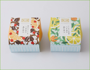 〈中川政七商店〉 ハイカラあんみつ 〔粒あんとコーヒー蜜〕〔レモンあんと抹茶蜜〕