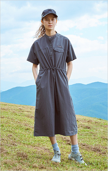 〈コロンビア〉ウィメンズジプシーバーズドレス