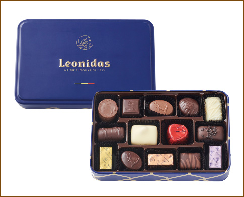 〈レオニダス〉プラリネギフトアソート缶