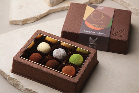〈ダリケー〉カカオが香るチョコレート・トリュフ -shizuku-