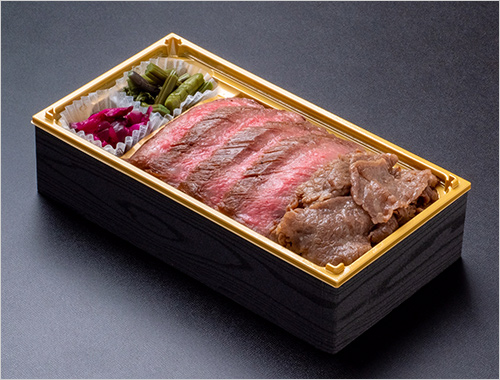 米沢牛ステーキ＆うま煮すき焼弁当(1折) 3,240円