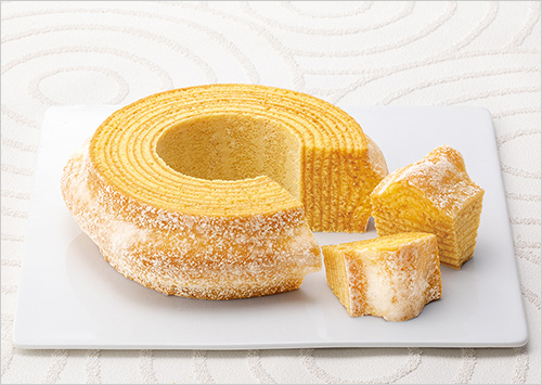 マウントバーム しっかり芽(1山) 1,836円  皮はカリッと、中はしっとりとした食感を楽しめる代表作。濃厚なバター風味の生地を独自の窯で長時間じっくり焼きあげ、優しいおいしさを引き出しています。