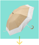 ＜サンドレス＞晴雨兼用傘 楽折スタイル