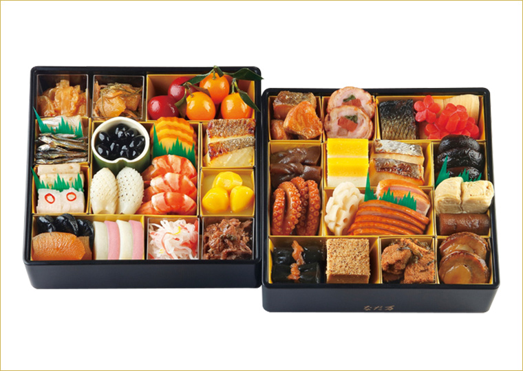 〈日本料理 なだ万〉 おせち料理 二段重