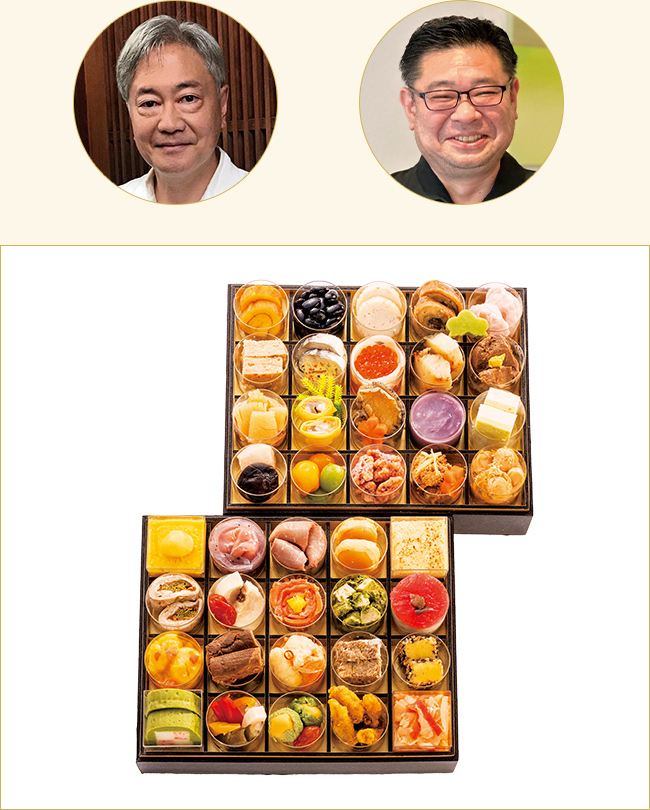 〈恵比寿 笹岡＆レストラン ヒロミチ〉監修 和洋コラボおせち 二段重