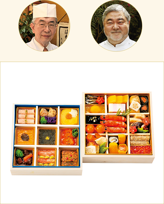 〈京料理 たん熊北店＆オテル・ドゥ・ミクニ〉監修 和洋コラボおせち料理 二段重