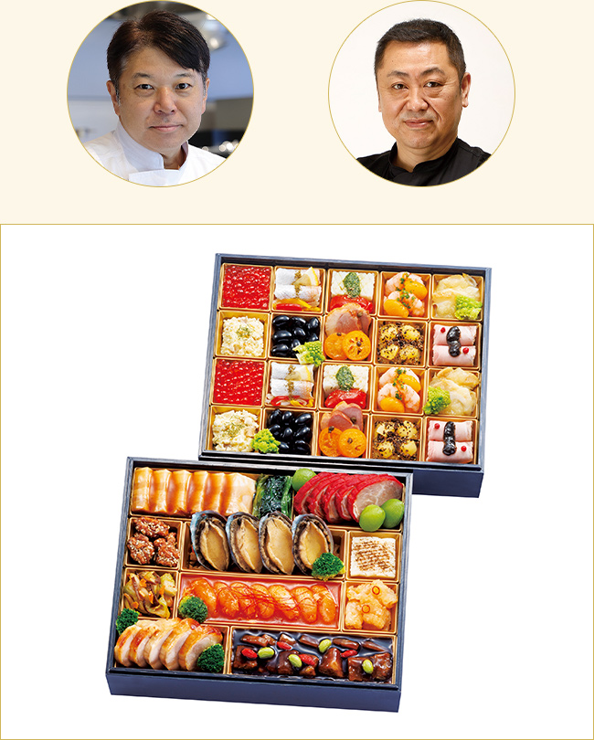 〈Nabeno-Ism＆4000 Chinese Restaurant〉監修 洋中オードブル 二段重