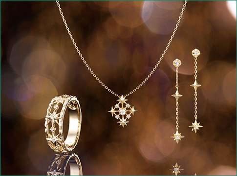 〈ヴァンドーム青山〉リング、ネックレス、2wayピアス