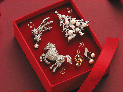 〈ヴァンドームブティック〉ブローチ 各種