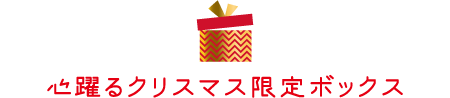 心躍るクリスマス限定ボックス