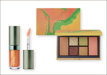 〈RMK〉リップ ルミナイザー、ブリーズ ブリス エスケープ アイズ & ブラッシュ パレット