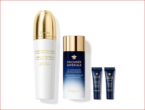 ＜ゲラン＞オーキデ アンペリアル UV プロテクター コフレ