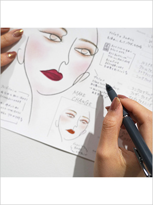 ＜RMK＞ビューティーコミュニケーターによるメイクアップレッスン イメージ