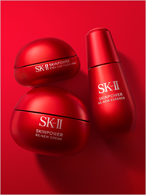 SK-II スキンパワー アイプラス ライン フィラー クリーム、SK-II スキンパワー リニュー クリーム、SK-II スキンパワー リニュー エッセンス