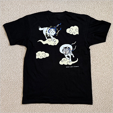 〈musca〉風神雷神狼図Tシャツ