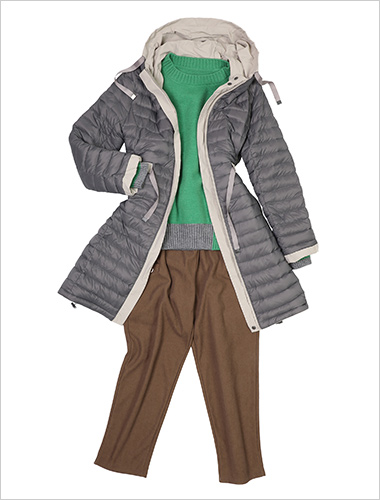 リバーシブルダウンコート