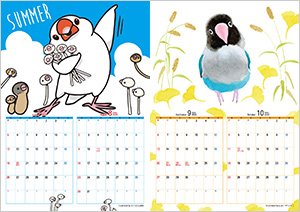 オリジナル小鳥カレンダー