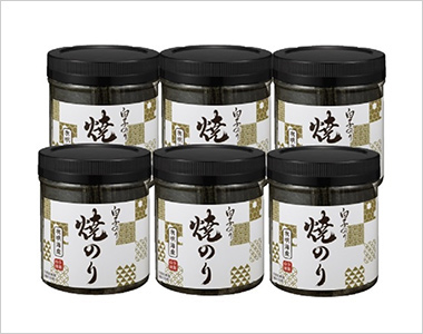 ＜白子のり＞有明海産卓上焼のり50枚6本詰