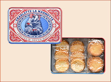 ＜メゾン ディーヴィ＞パレ＆ガレット マーモット缶