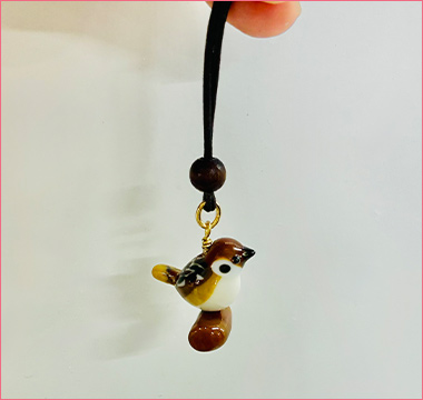 ＜エムプール＞すずめのとまり木ネックレス