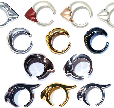 ＜ピオパラキー＞くちばしイヤカフ