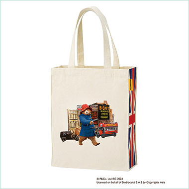 ＜パディントン™＞コットンバッグ ユニオンジャック