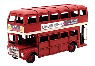 ＜NW1ロンドン＞ブリキのロンドンバス