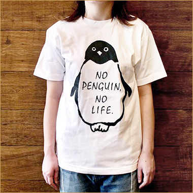 <ペンギン雑貨店「ペンギンと。」>Tシャツ