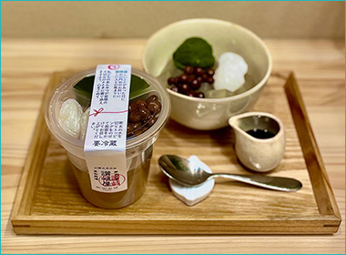 【寒天工房 讃岐屋】抹茶餡あんみつ