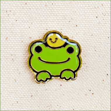ピンズ always smile 抹茶