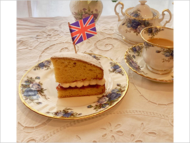 <シークレット ガーデン ティー サロン>ビクトリア女王のケーキ